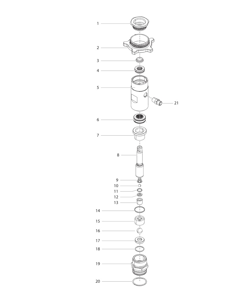 Impact X 440 Fluid Section Assembly Parts